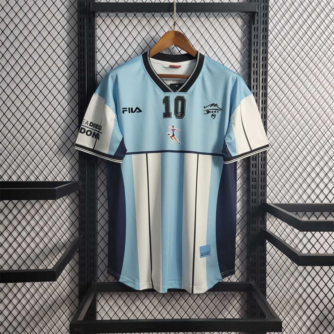 MAILLOT RÉTRO ARGENTINE EDITION MARADONA 2001
