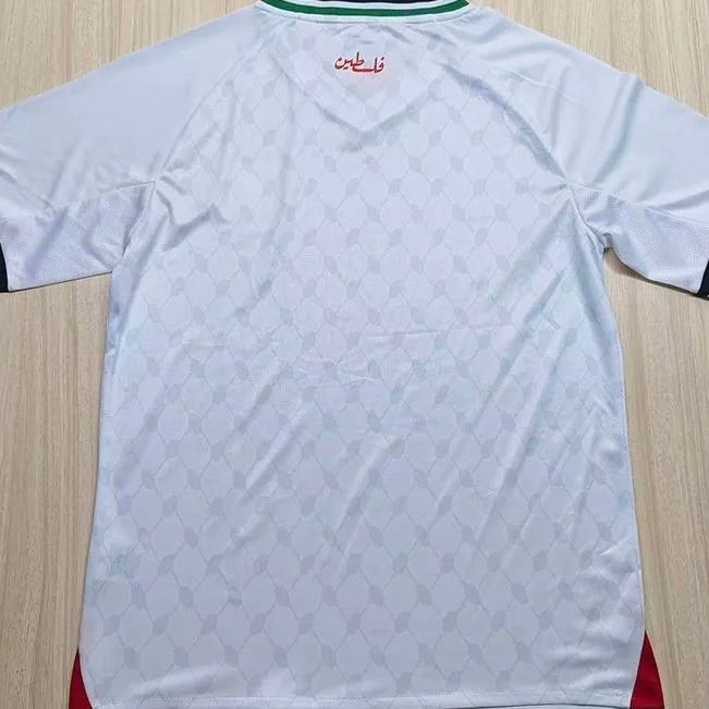 MAILLOT PALESTINE BLANC DOMICILE VERSION FAN 2024/2025
