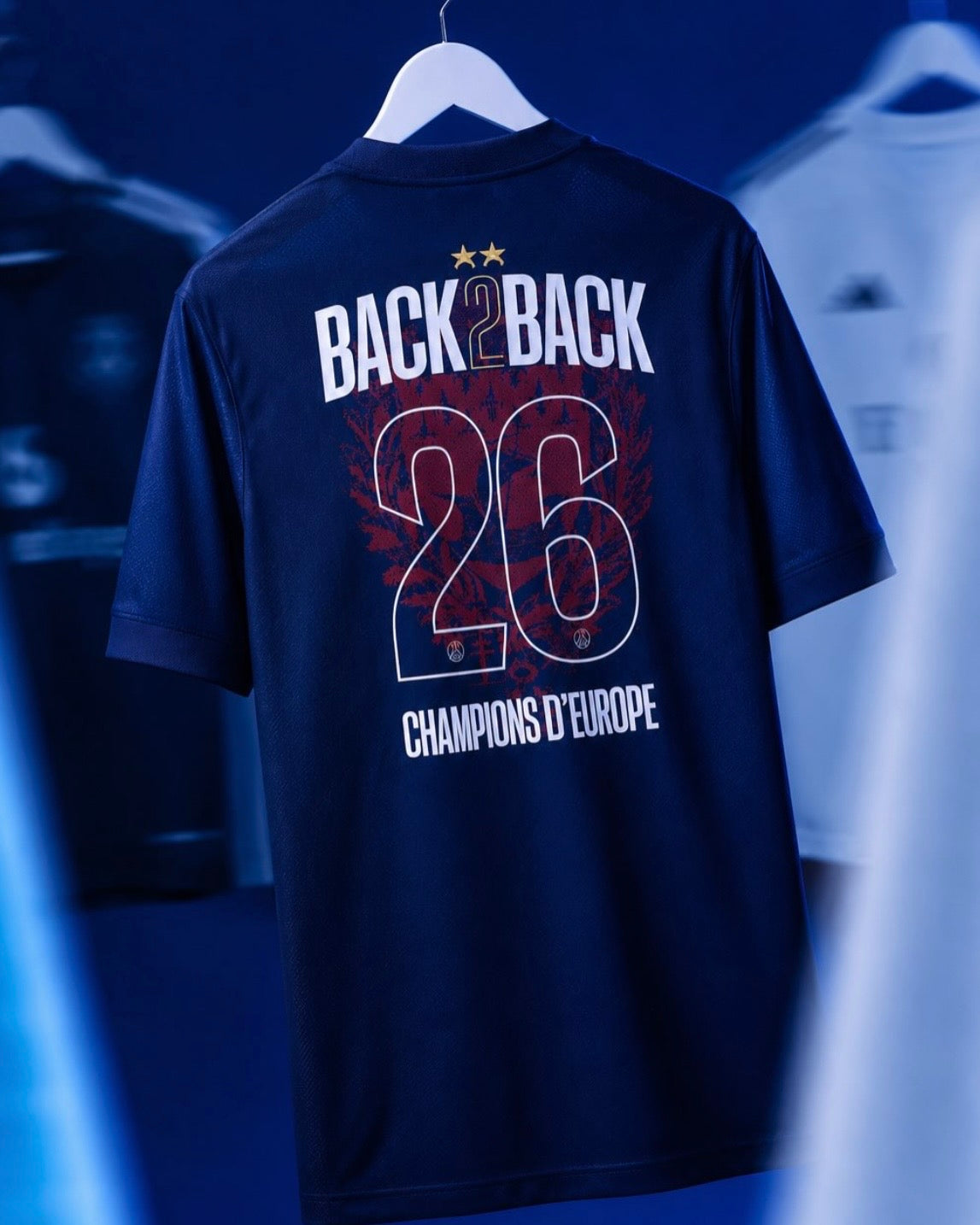 MAILLOT PSG DOMICILE FAN 2 ÉTOILES
