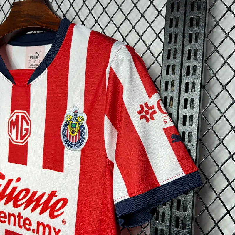 MAILLOT CHIVAS GUADALAJARA DOMICILE FAN 2024/2025