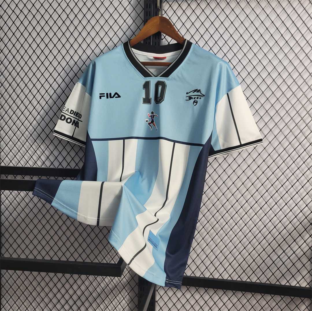 MAILLOT RÉTRO ARGENTINE EDITION MARADONA 2001