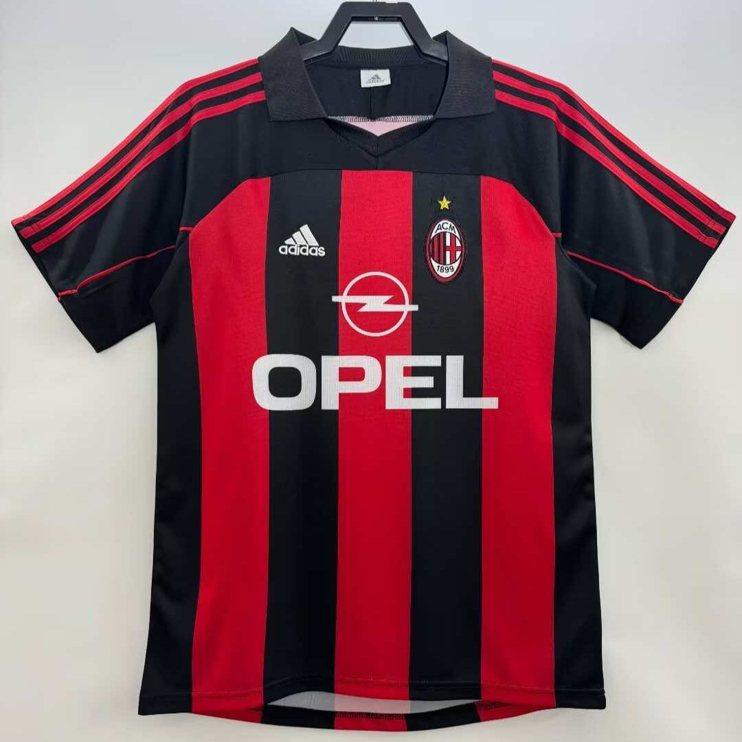MAILLOT RÉTRO AC MILAN DOMICILE 2000/01