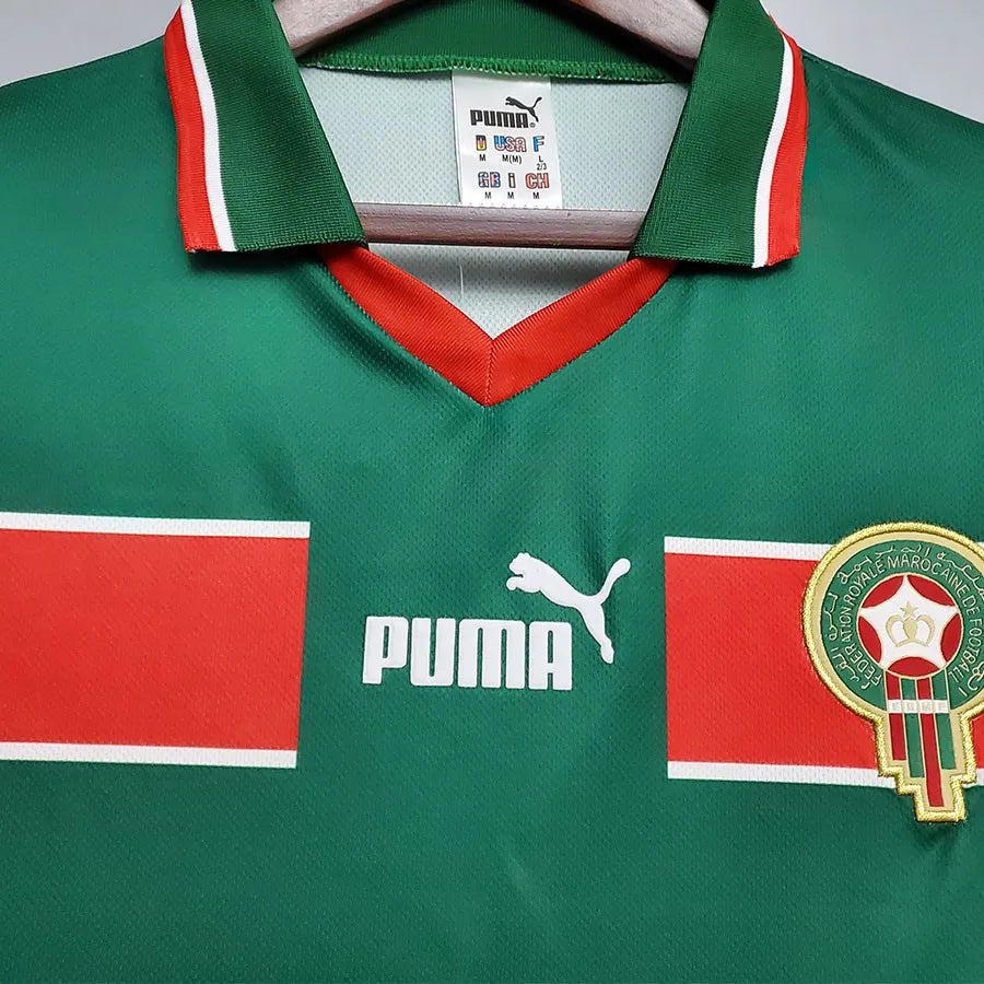 MAILLOT RÉTRO MAROC DOMICILE 98