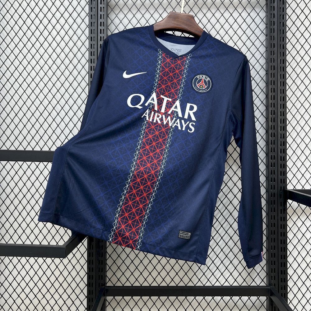MAILLOT PSG DOMICILE PLAYER 2025/2026 MANCHES LONGUES
