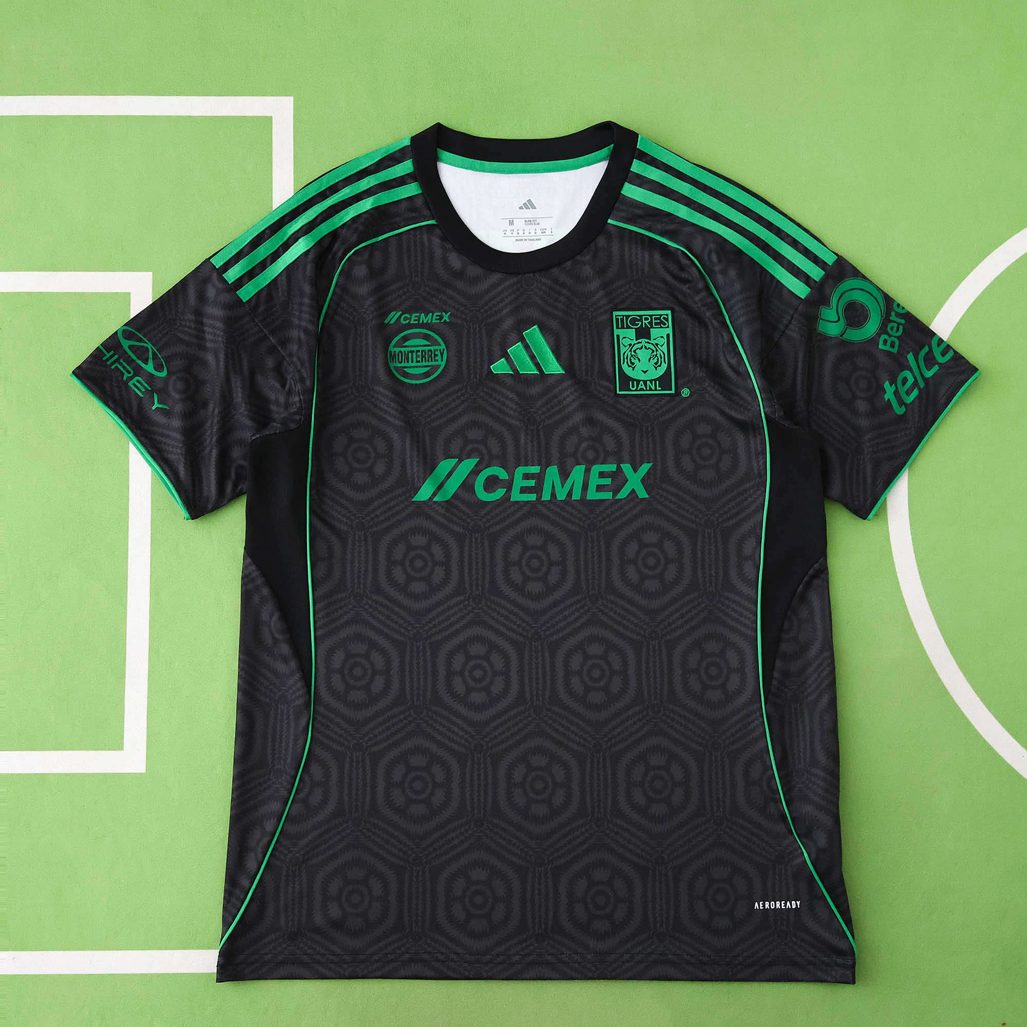 Maillot Domicile Tigres De Monterrey 2019-2020, Adidas, Bleu, Taille M, Numéro 10