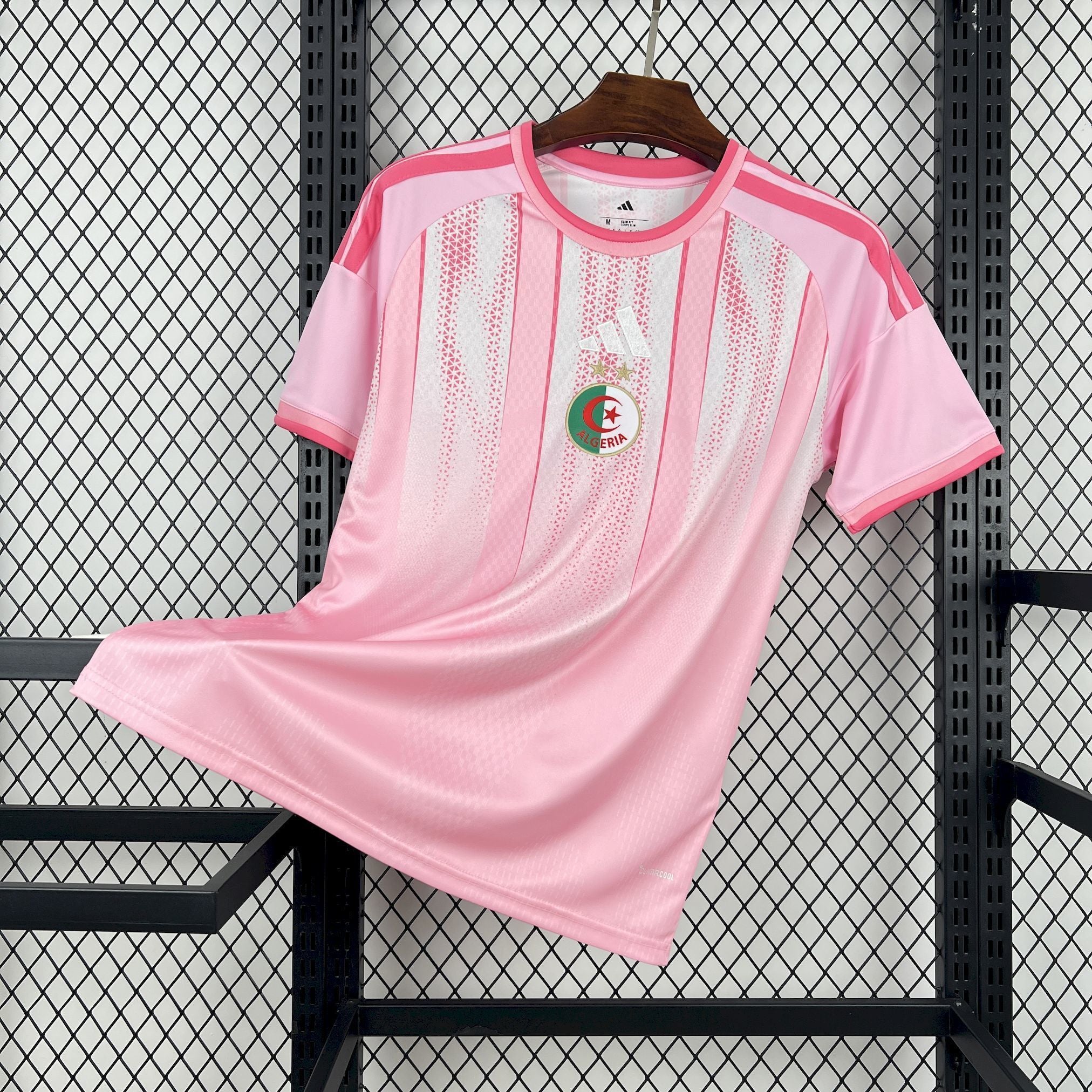 MAILLOT ALGÉRIE ROSE FAN COUPE DU MONDE 2026