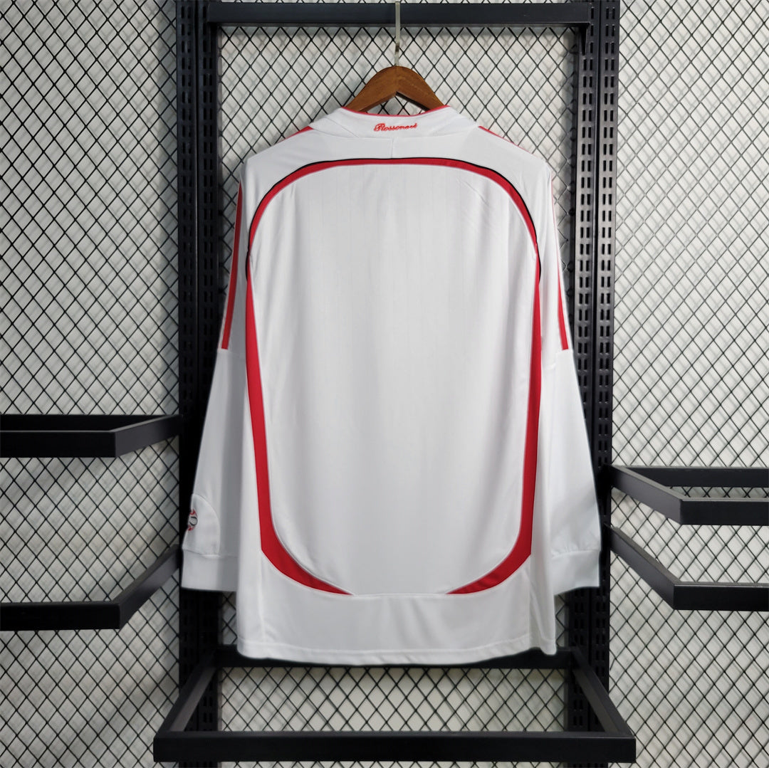 MAILLOT RÉTRO AC MILAN EXTERIEUR 2006/07 MANCHES LONGUES