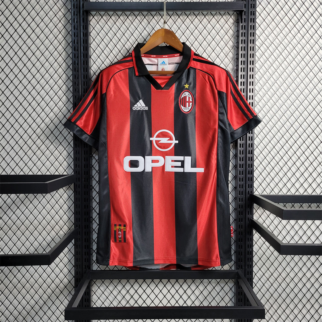 MAILLOT RÉTRO AC MILAN DOMICILE 1998/99