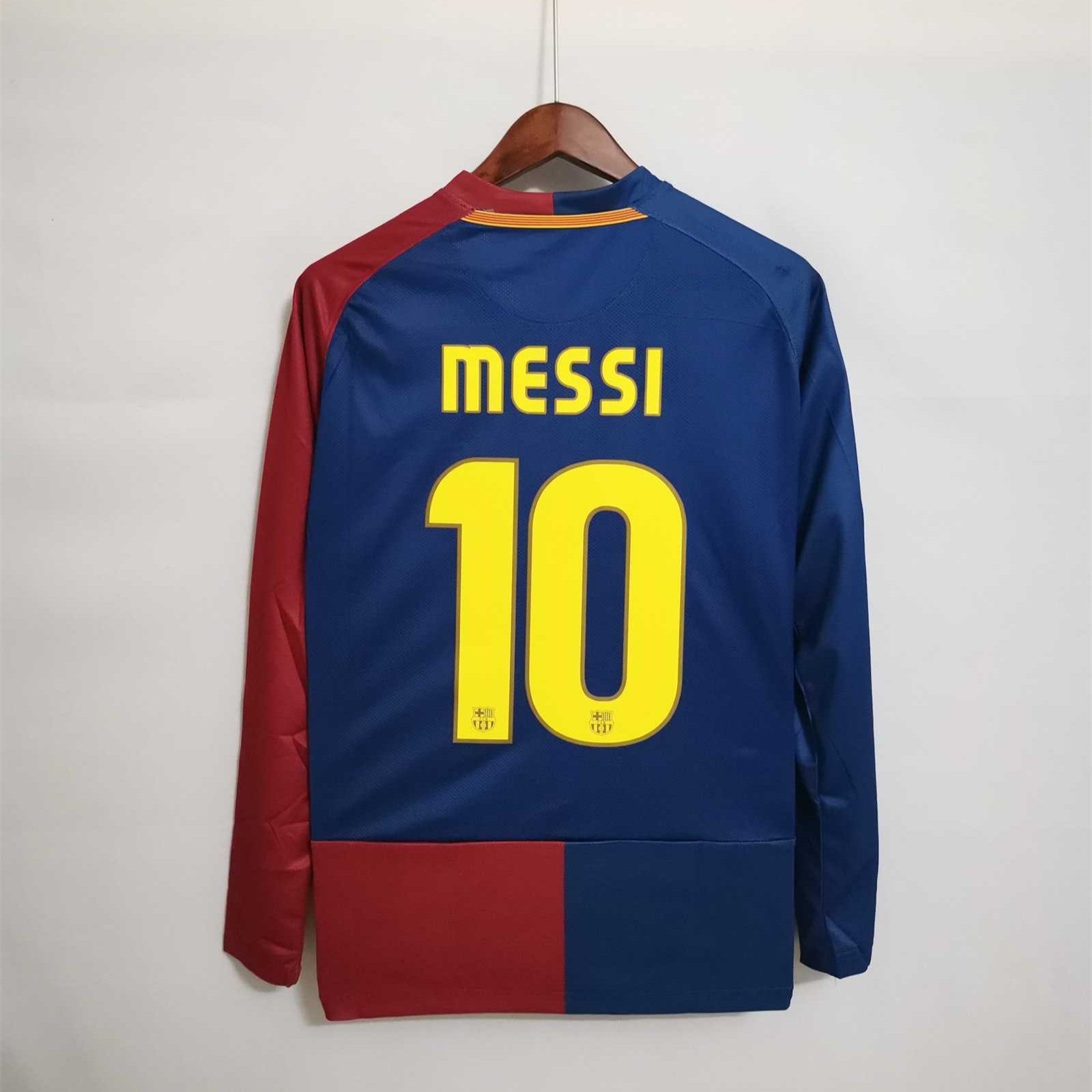 MAILLOT RÉTRO FC BARCELONE DOMICILE 2008/09 MANCHES LONGUES