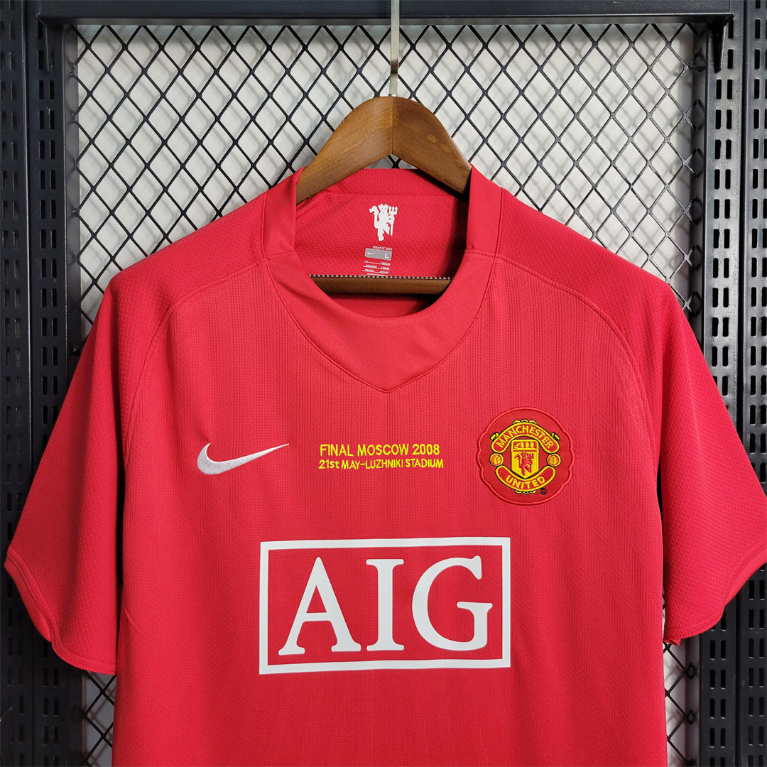 MAILLOT RÉTRO MANCHESTER UNITED DOMICILE 2007/08