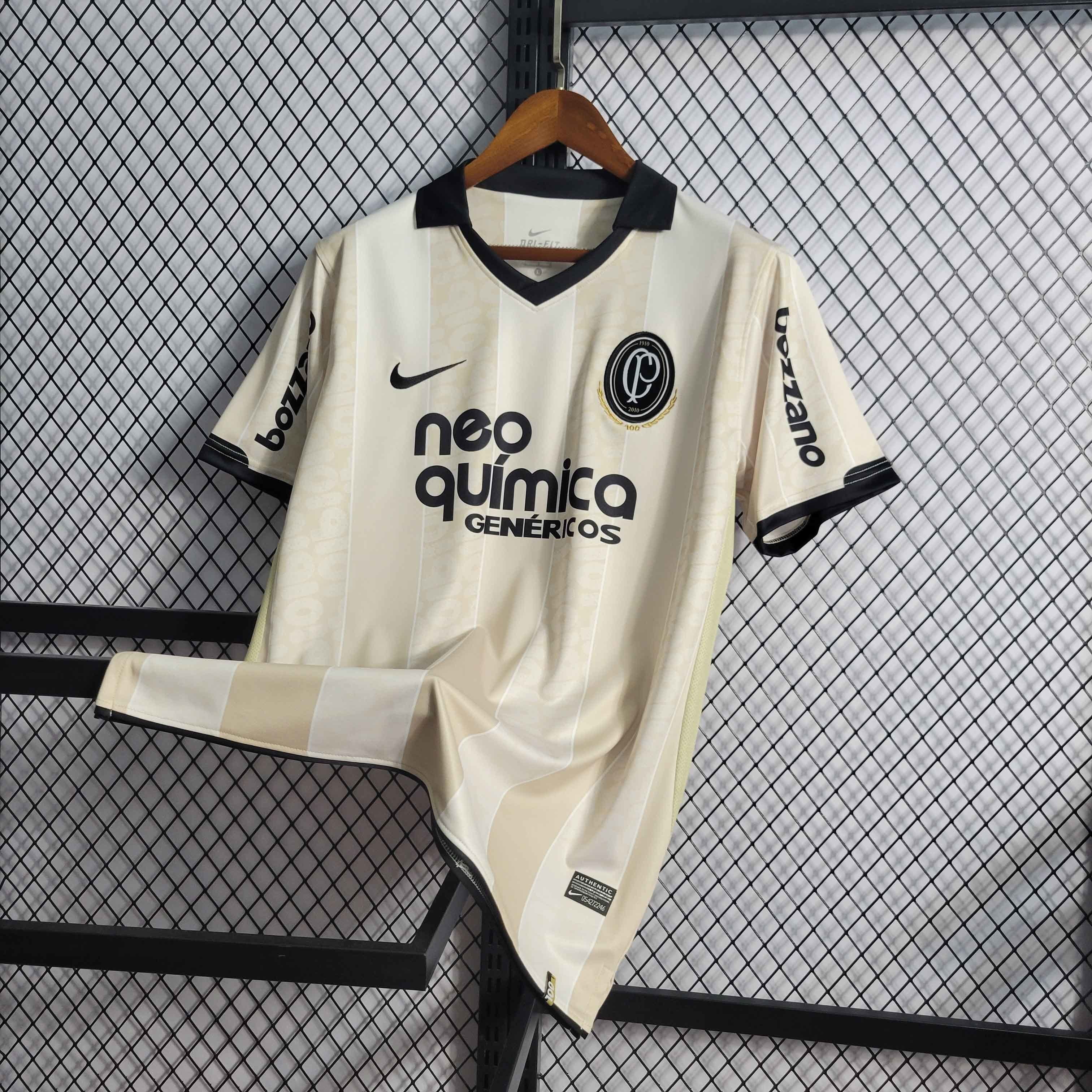MAILLOT RÉTRO CORINTHIANS ÉDITION COMMÉMORATIVE FAN 2010