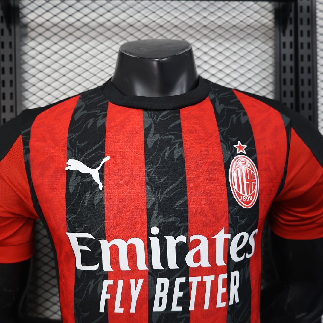 MAILLOT AC MILAN DOMICILE PLAYER 2025/2026