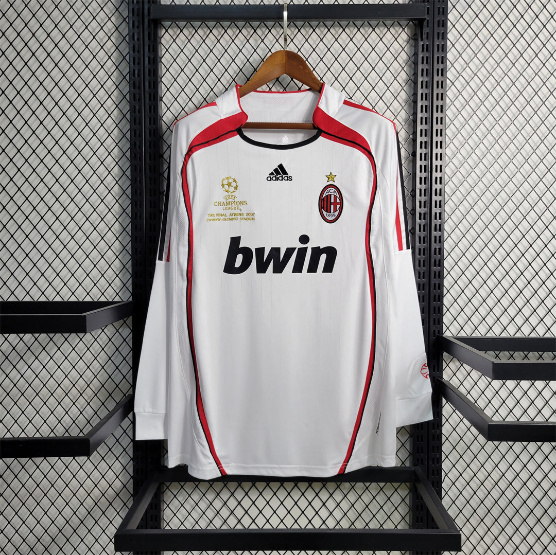 MAILLOT RÉTRO AC MILAN EXTERIEUR 2006/07 MANCHES LONGUES