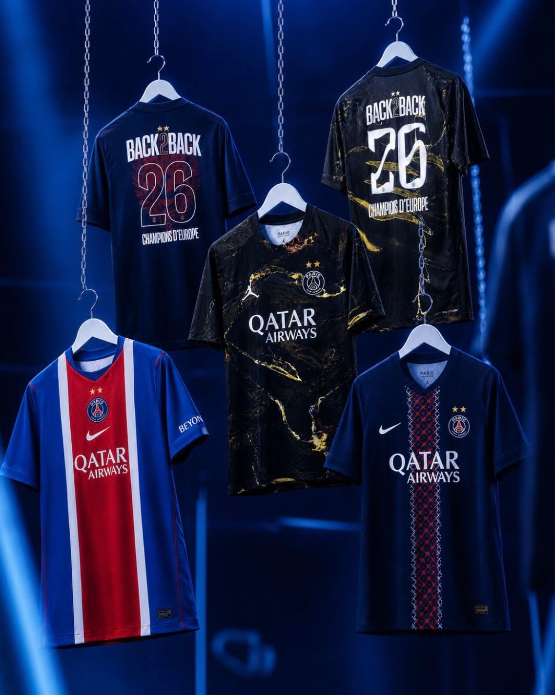 MAILLOT PSG DOMICILE FAN 2 ÉTOILES 2026/2027