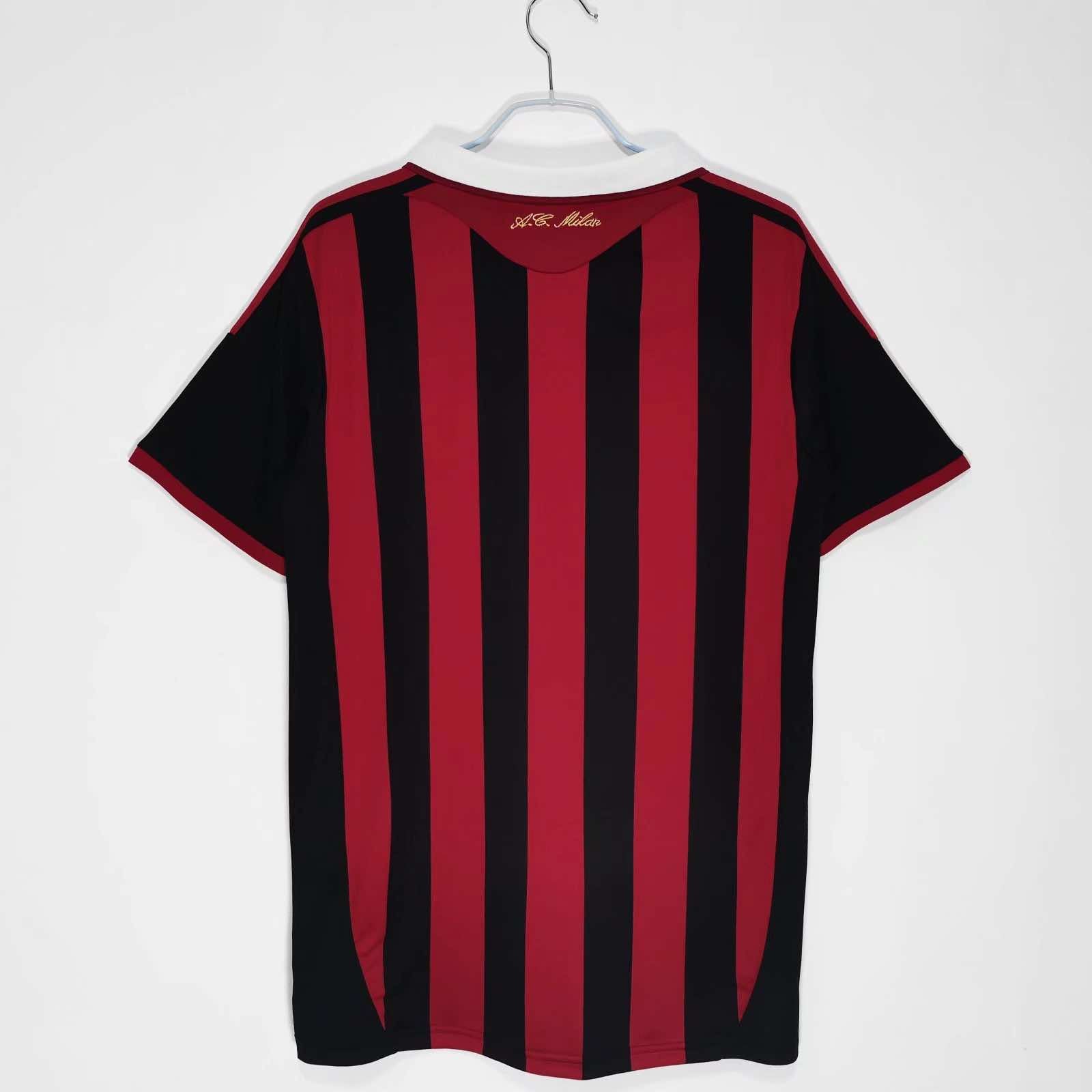 MAILLOT RÉTRO AC MILAN DOMICILE 2009/10