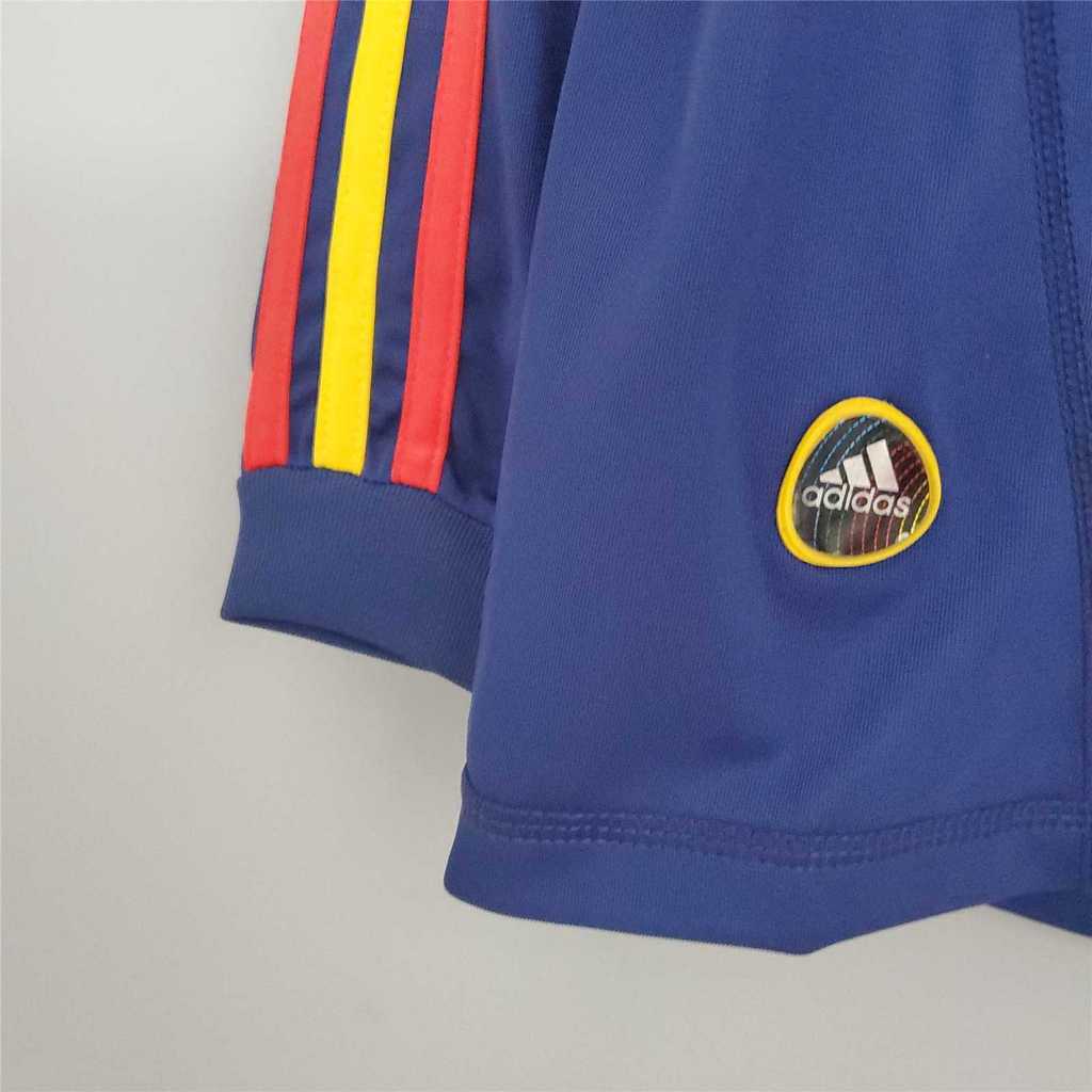 MAILLOT RÉTRO ESPAGNE EXTÉRIEUR 2010 VERSION MANCHES LONGUES