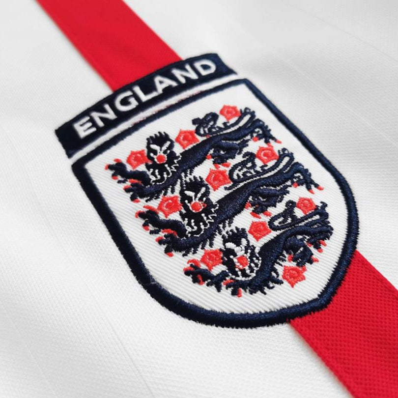 MAILLOT RÉTRO ANGLETERRE DOMICILE 2002 VERSION MANCHES LONGUES