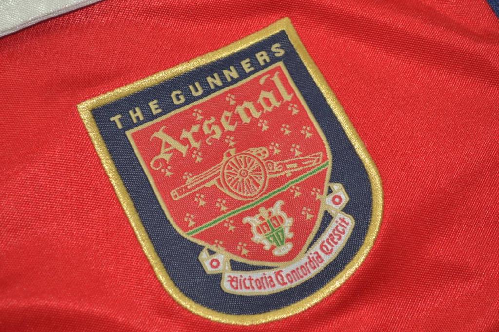 MAILLOT RETRO ARSENAL DOMICILE 1998 VERSION MANCHES LONGUES