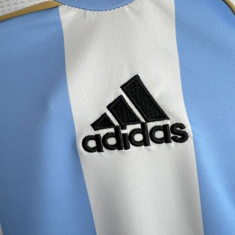 MAILLOT RÉTRO ARGENTINE DOMICILE 2006 VERSION MANCHES LONGUES