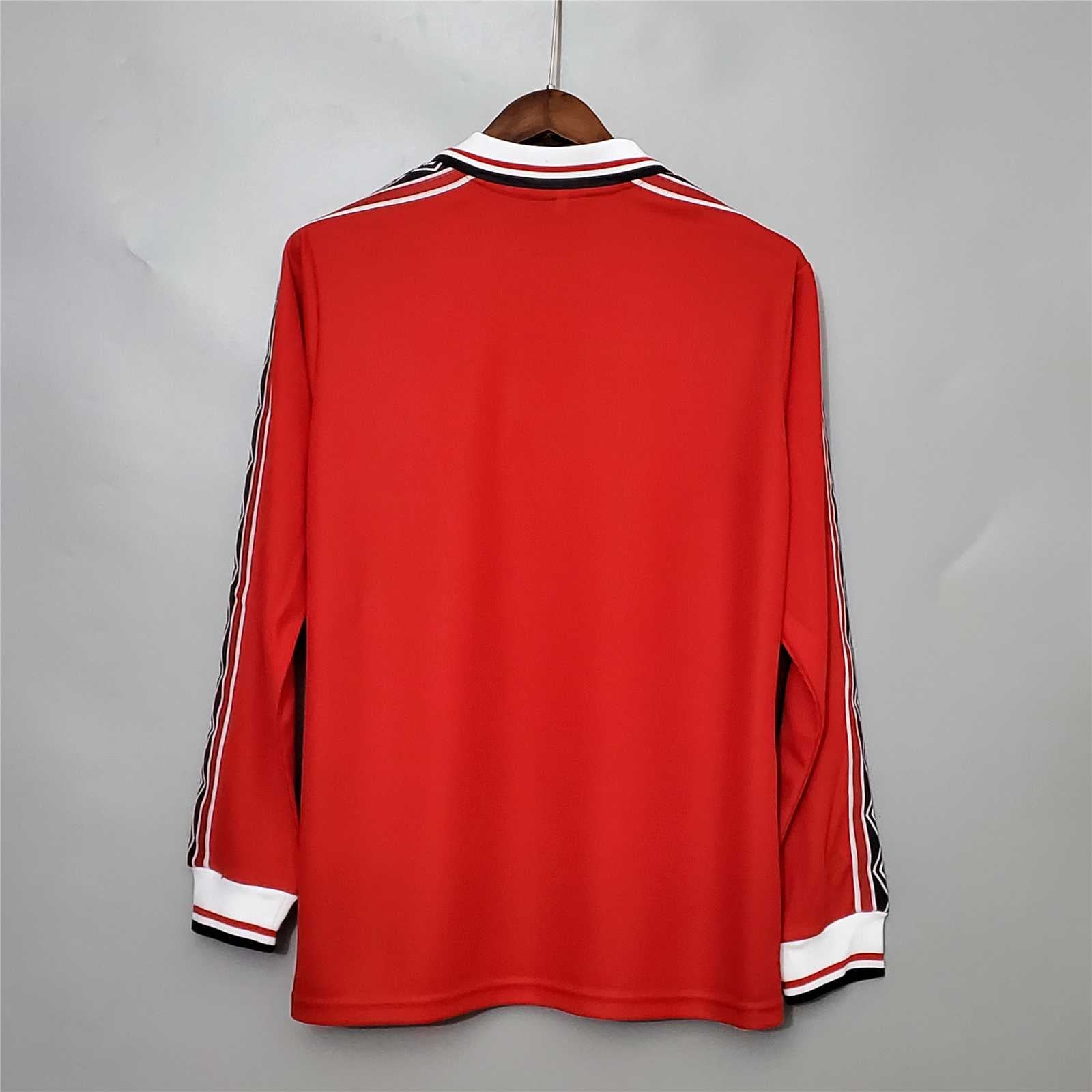 MAILLOT RÉTRO MANCHESTER UNITED DOMICILE 1998/99 MANCHES LONGUES