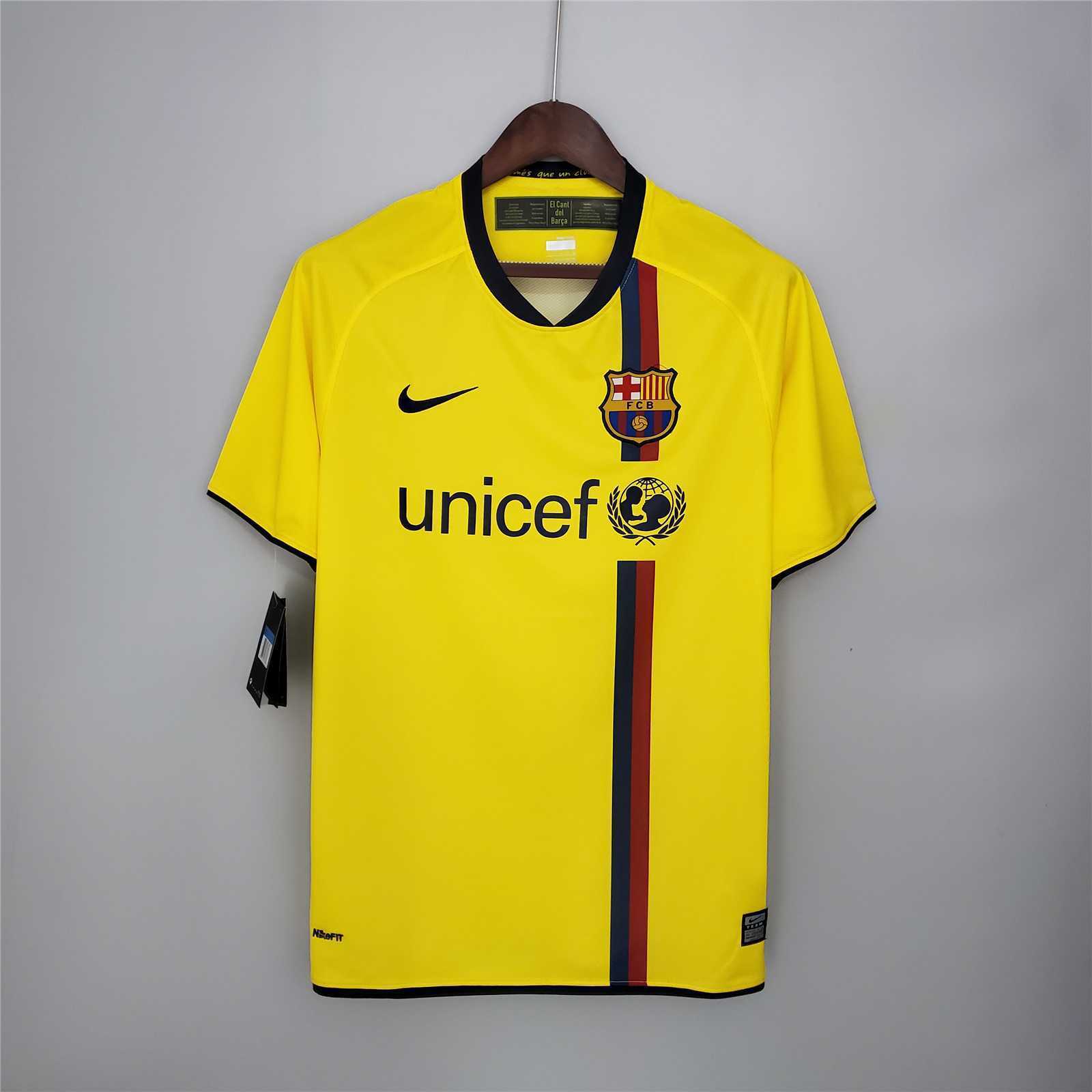 MAILLOT RÉTRO FC BARCELONE EXTERIEUR 2008/09