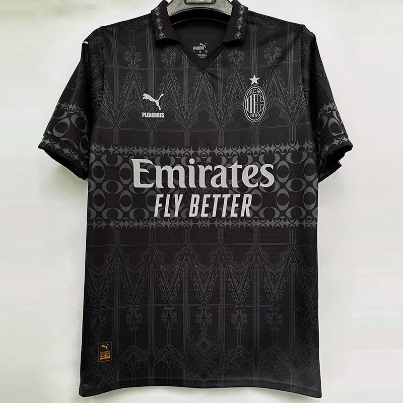 MAILLOT AC MILAN EDITION PLEASURES FOURTH NOIR FAN 2023/2024