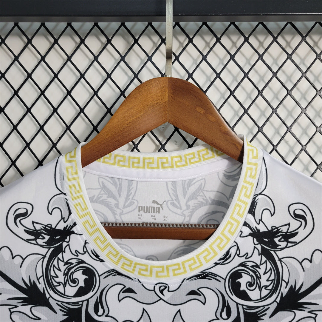 MAILLOT ITALIE CONCEPT EDITION VERSACE BLANC FAN 2023/2024