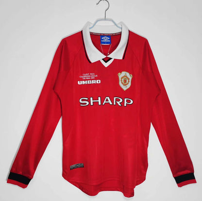 MAILLOT RÉTRO MANCHESTER UNITED DOMICILE 1999/00 MANCHES LONGUES