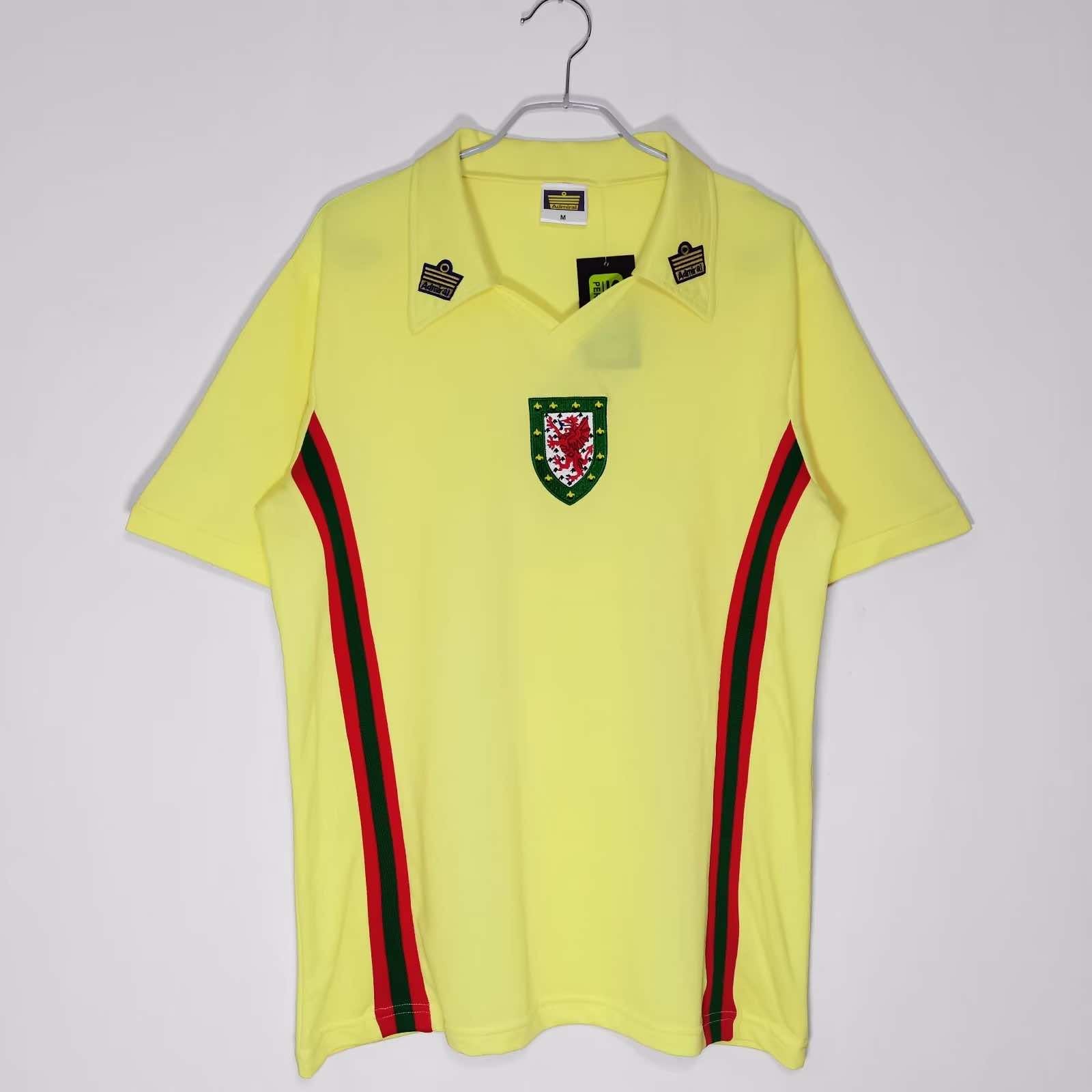 MAILLOT RÉTRO PAYS DE GALLES EXTERIEUR 1976/79