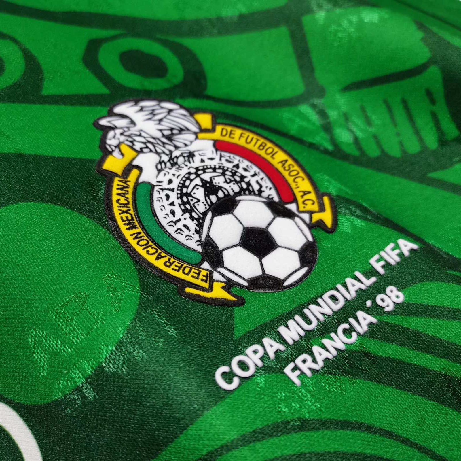 MAILLOT RÉTRO MEXIQUE DOMICILE 98