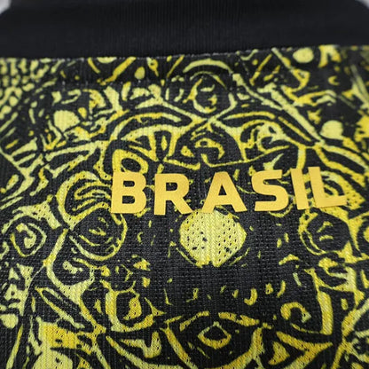 MAILLOT BRÉSIL CONCEPT CHRIST REDEMPTEUR JAUNE PLAYER 2024/2025