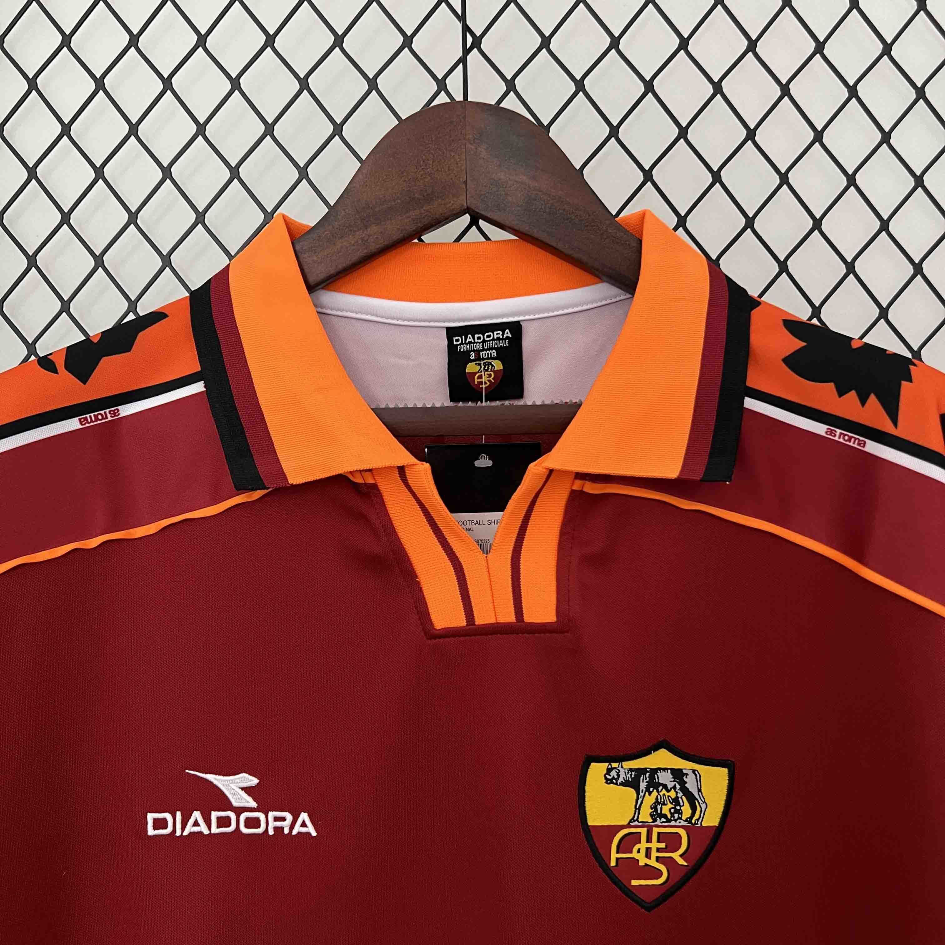 MAILLOT RÉTRO AS ROMA DOMICILE 1998/99