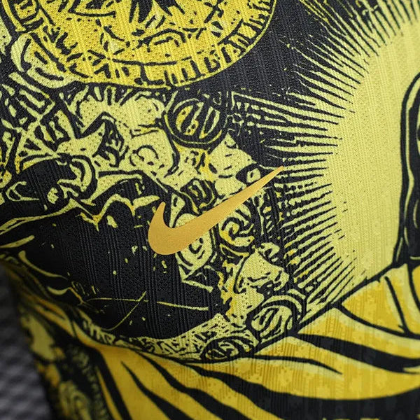 MAILLOT BRÉSIL CONCEPT CHRIST REDEMPTEUR JAUNE PLAYER 2024/2025