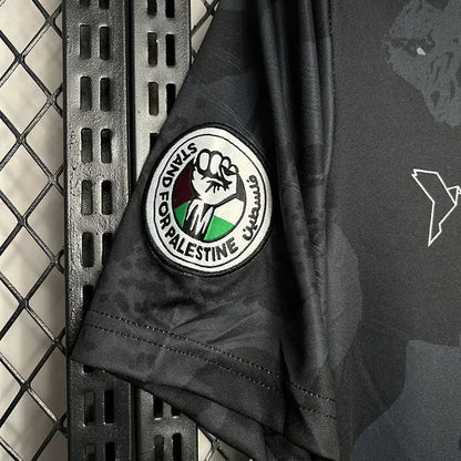 MAILLOT PALESTINE NOIR ÉDITION SPÉCIALE FAN 2024/2025