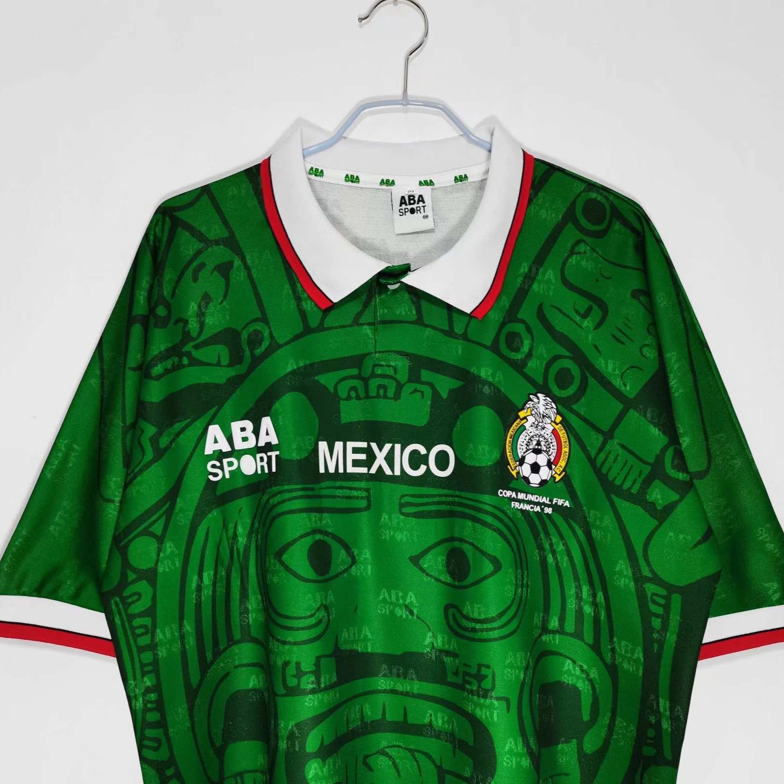 MAILLOT RÉTRO MEXIQUE DOMICILE 98