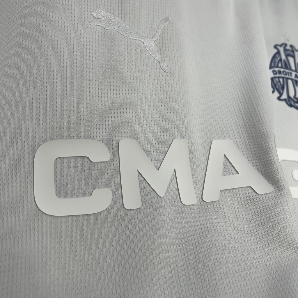 MAILLOT MARSEILLE BLANC 125ÈME ANNIVERSAIRE FAN