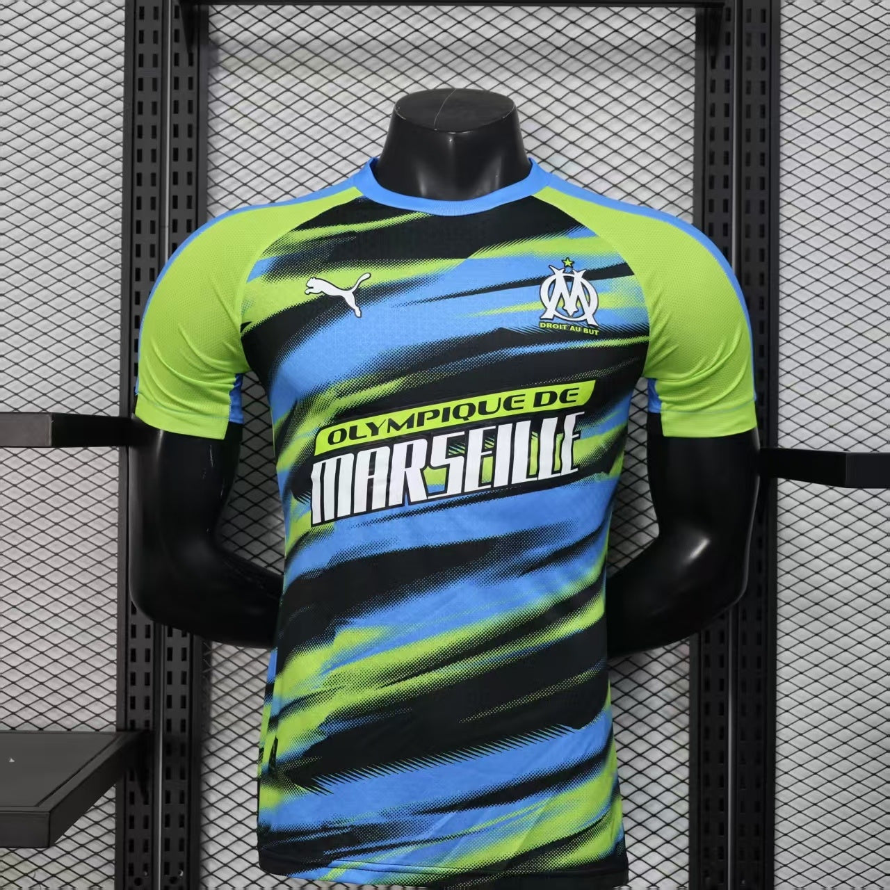 MAILLOT MARSEILLE ÉDITION SPÉCIALE VERT BLEU PLAYER 2025/2026