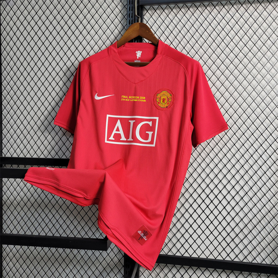 MAILLOT RÉTRO MANCHESTER UNITED DOMICILE 2007/08
