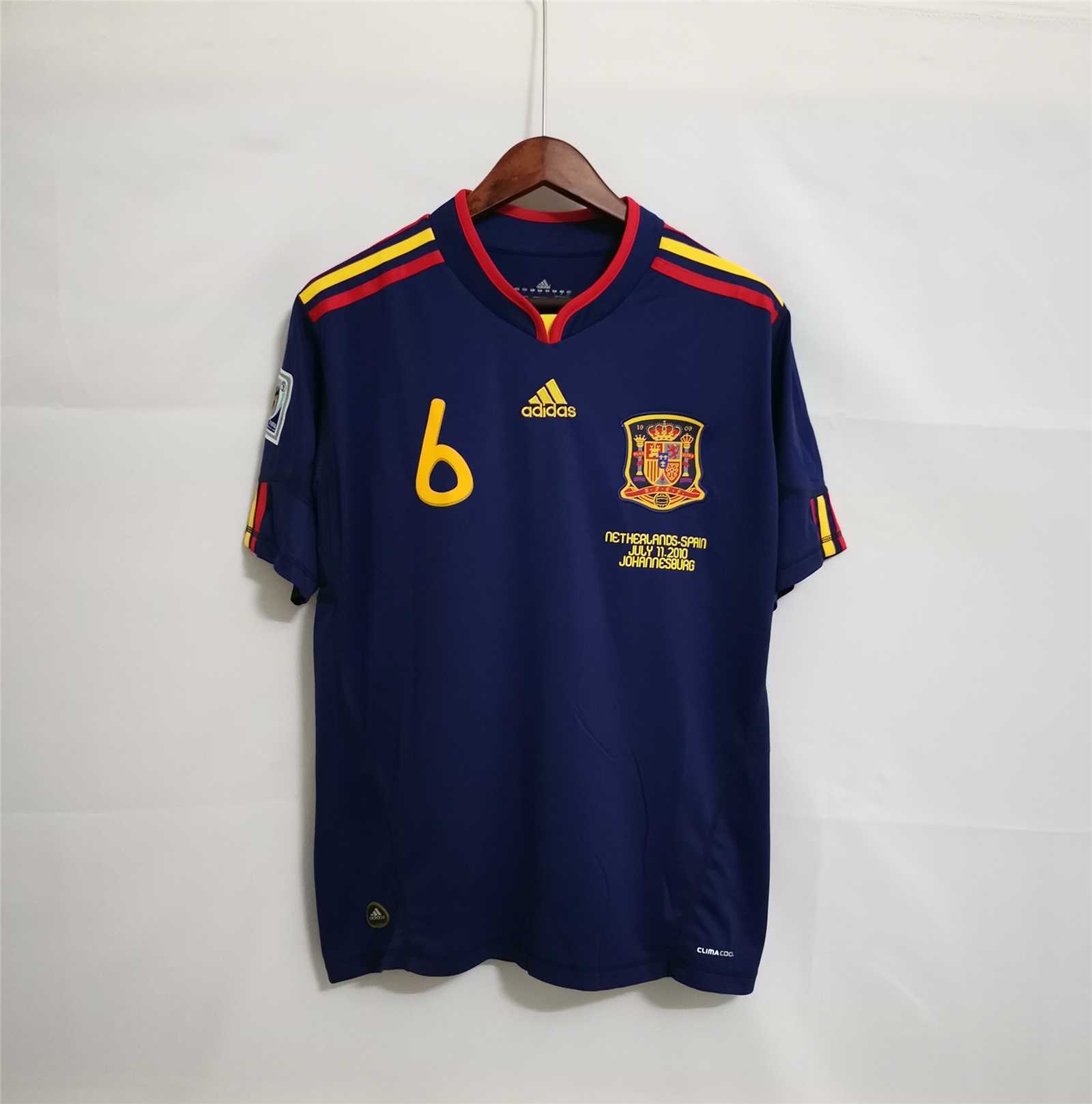 MAILLOT RÉTRO ESPAGNE EXTÉRIEUR 2010