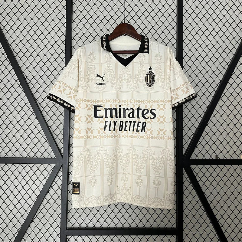 MAILLOT AC MILAN EDITION PLEASURES FOURTH BLANC FAN 2023/2024