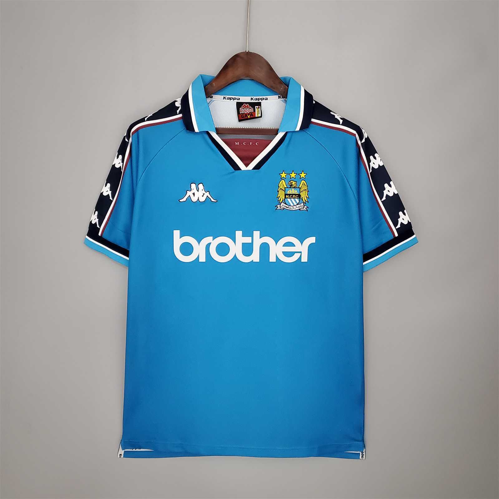 MAILLOT RÉTRO MANCHESTER CITY DOMICILE 1997/99