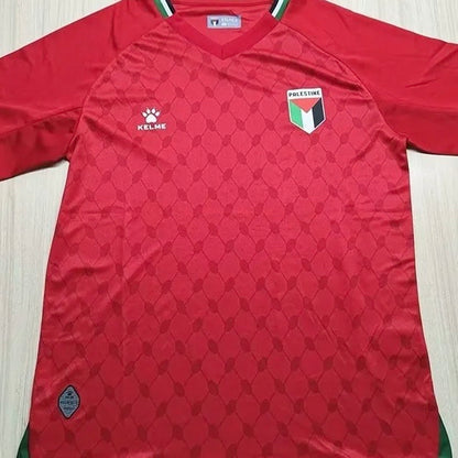 MAILLOT PALESTINE ROUGE EXTERIEUR VERSION FAN 2024/2025