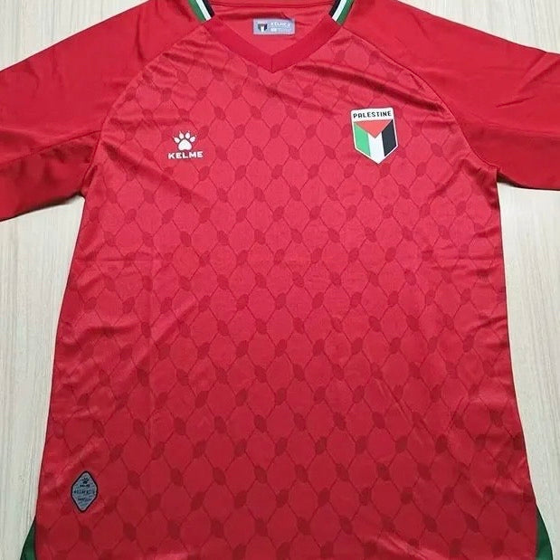 MAILLOT PALESTINE ROUGE EXTERIEUR VERSION FAN 2024/2025
