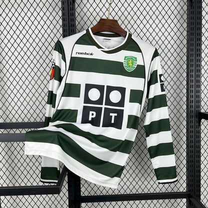 MAILLOT RÉTRO SPORTING DOMICILE 2001/03 MANCHES LONGUES