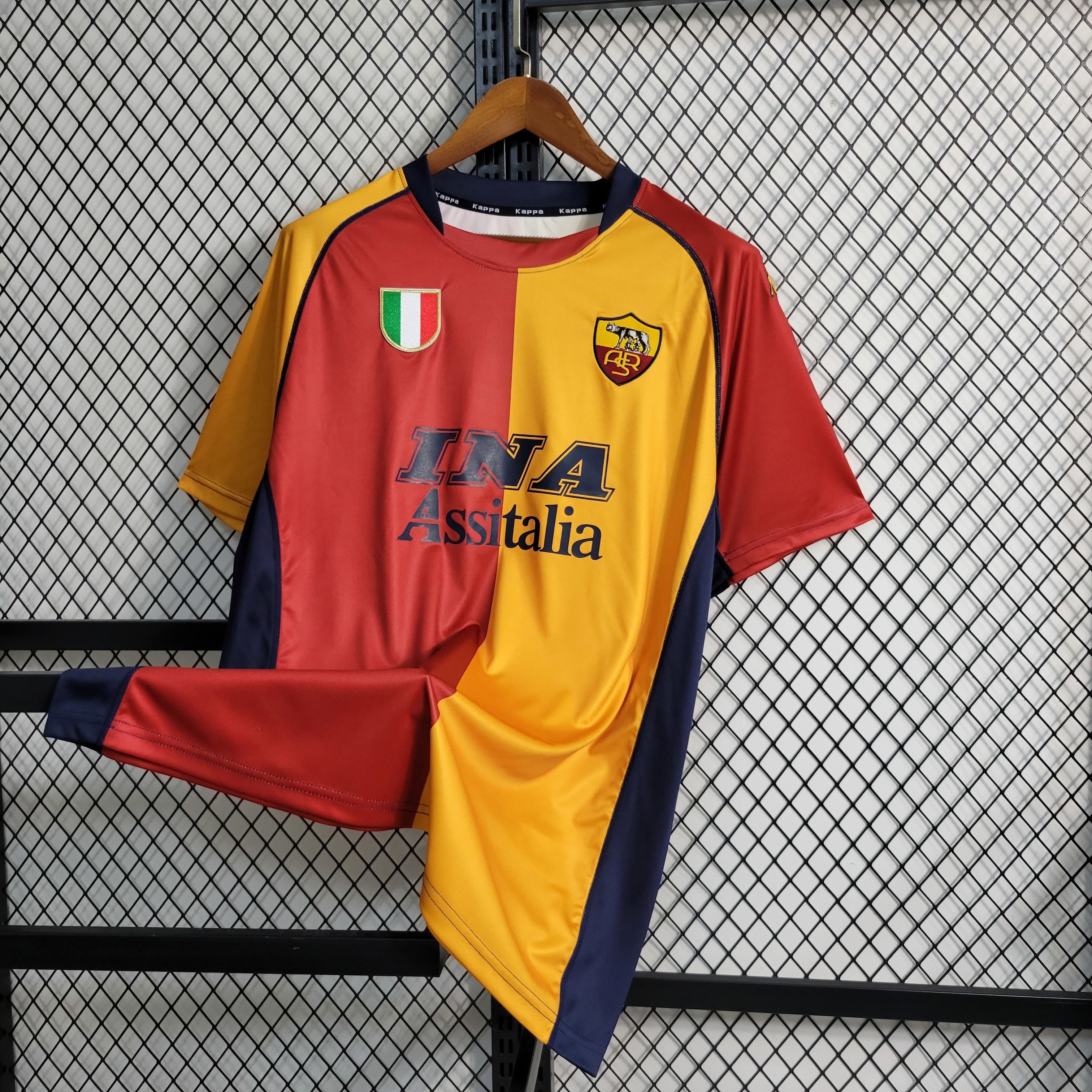 MAILLOT RÉTRO AS ROMA DOMICILE 2001/02