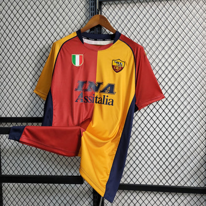 MAILLOT RÉTRO AS ROMA DOMICILE 2001/02