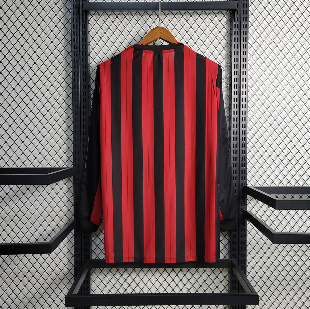 MAILLOT RÉTRO AC MILAN DOMICILE 2013/14 MANCHES LONGUES