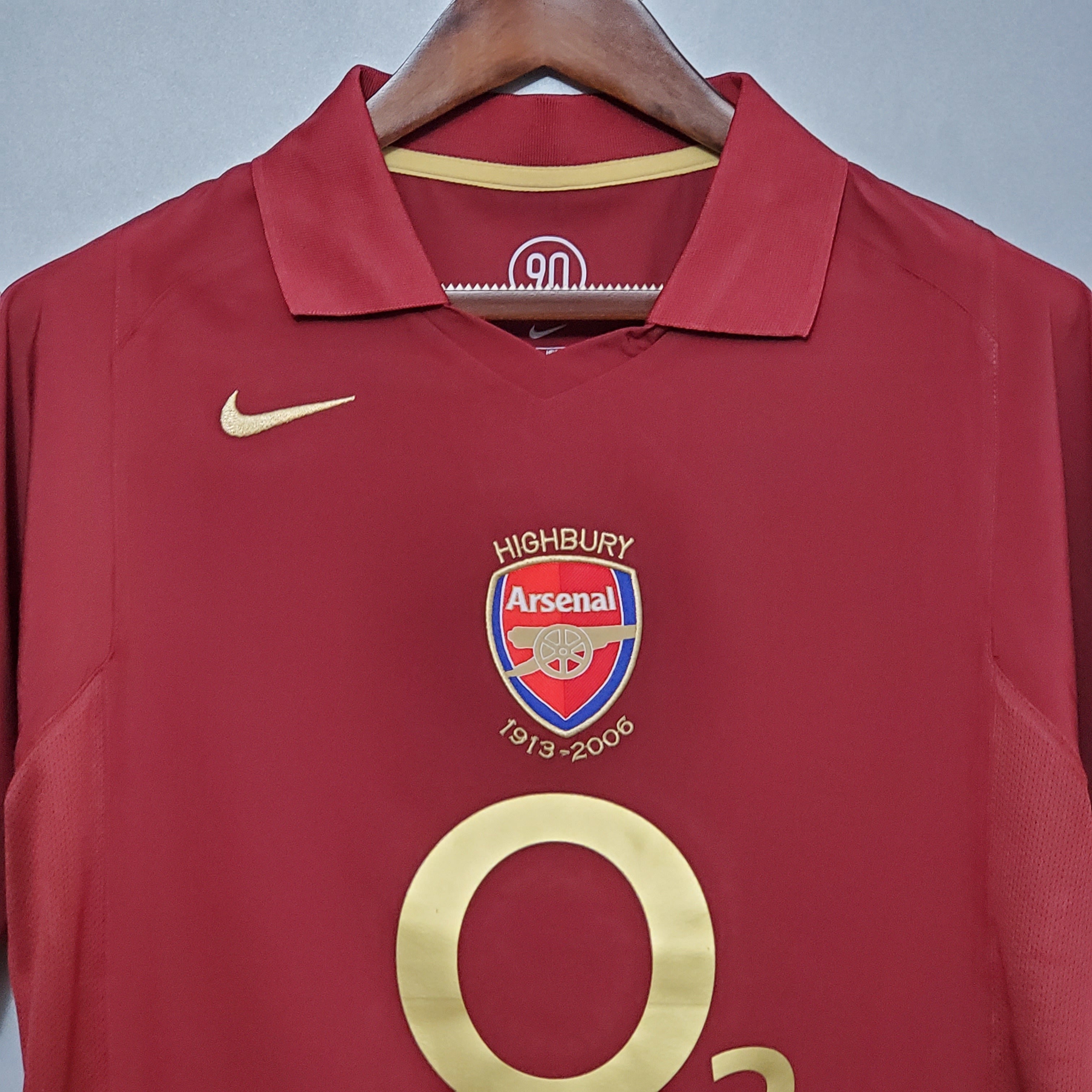 MAILLOT RÉTRO ARSENAL DOMICILE 2005/06