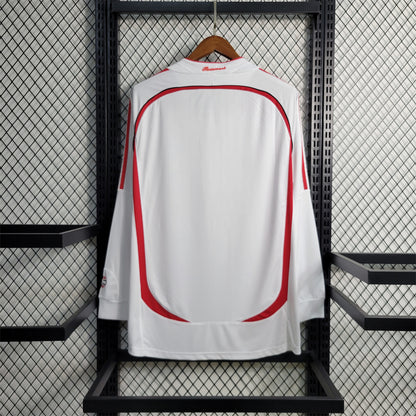 MAILLOT RÉTRO AC MILAN EXTERIEUR 2006/07 MANCHES LONGUES