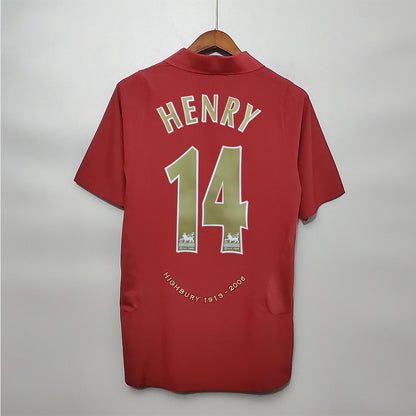 MAILLOT RÉTRO ARSENAL DOMICILE 2005/06